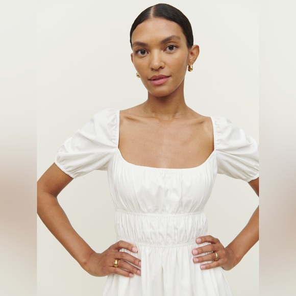 Reformation Woods Dress In White, size XS, brand new, never worn, no flaws. - Picture 4 of 10